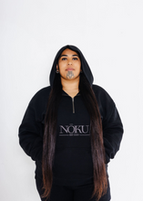 Load image into Gallery viewer, Nōku Waitohu Zip Hood -Black
