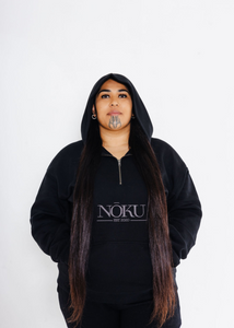 Nōku Waitohu Zip Hood -Black