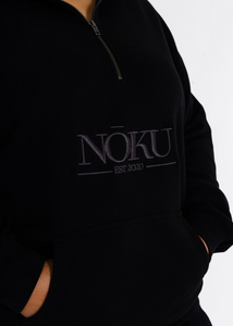 Nōku Waitohu Zip Hood -Black